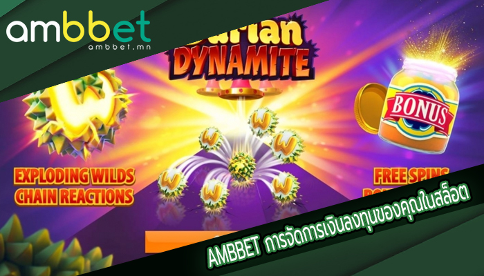 AMBBET การจัดการเงินลงทุนของคุณในสล็อต